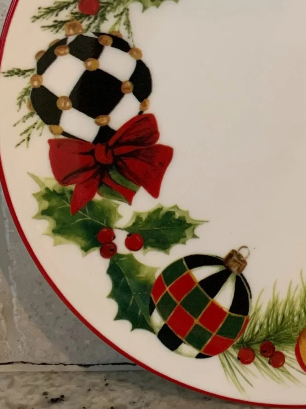 MacKenzie-Childs Cookie Salad Plate New in Box